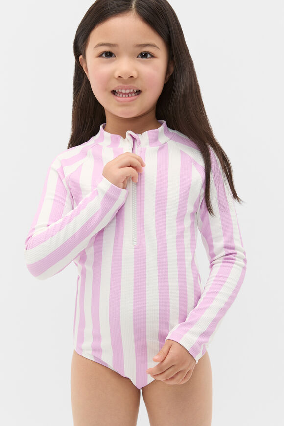 Stripe Rashsuit  Orchid  hi-res