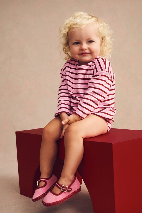 Logo Stripe Bodysuit  Multi  hi-res