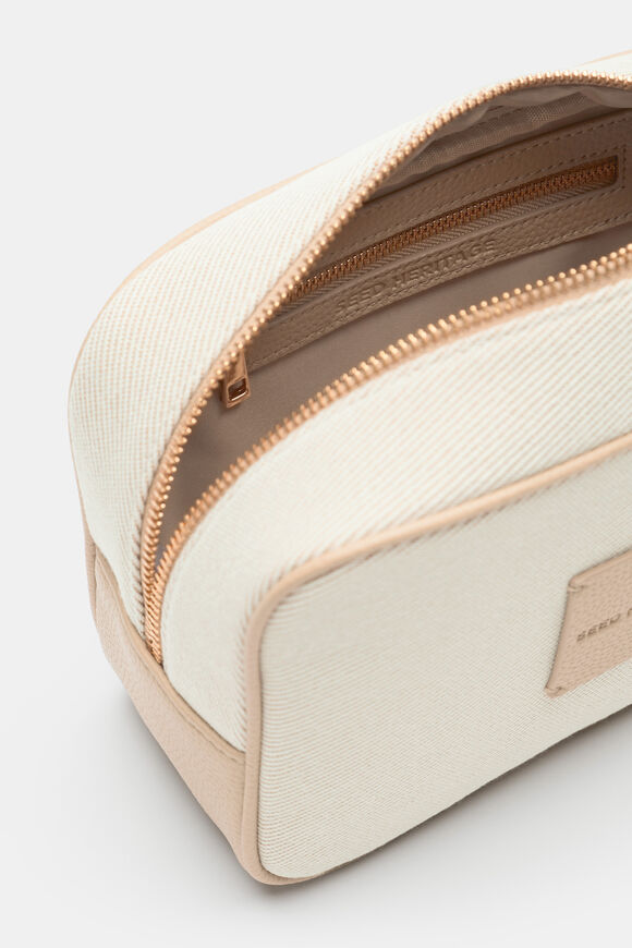 Small Cosmetic Bag  Sandstone  hi-res