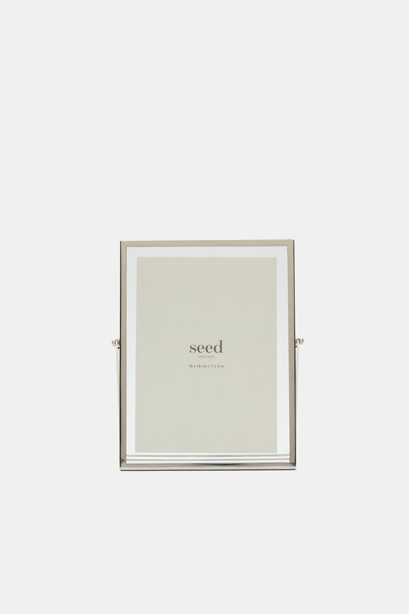 Miles Small Photo Frame  Silver  hi-res