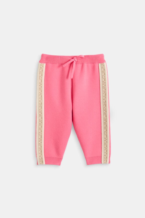 MD Side Stripe Knit Pant  Bubblegum Pink  hi-res
