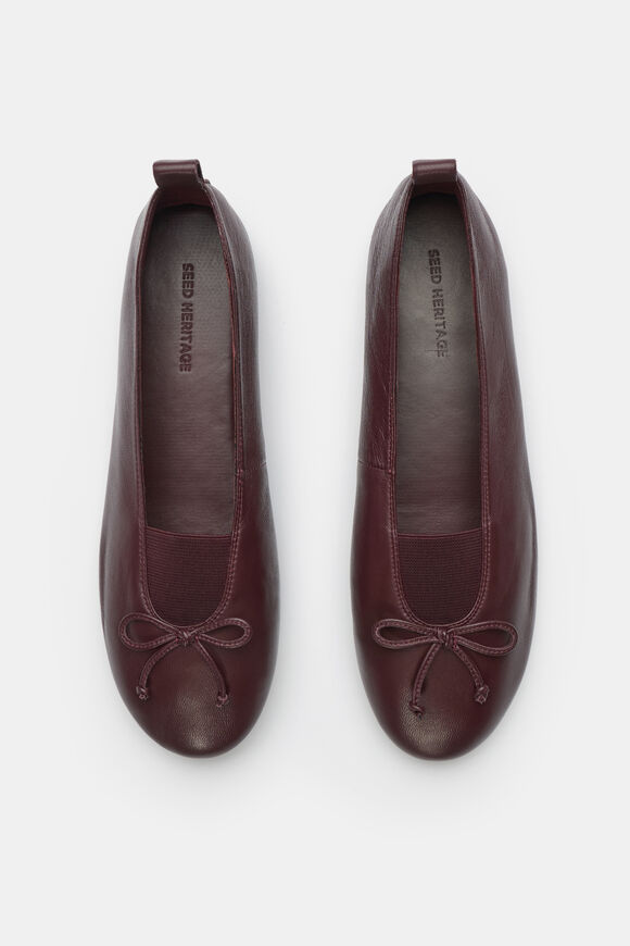 Lou Ballet Flat  Dark Plum  hi-res