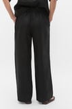 Core Linen Casual Tie Pant  Black  hi-res