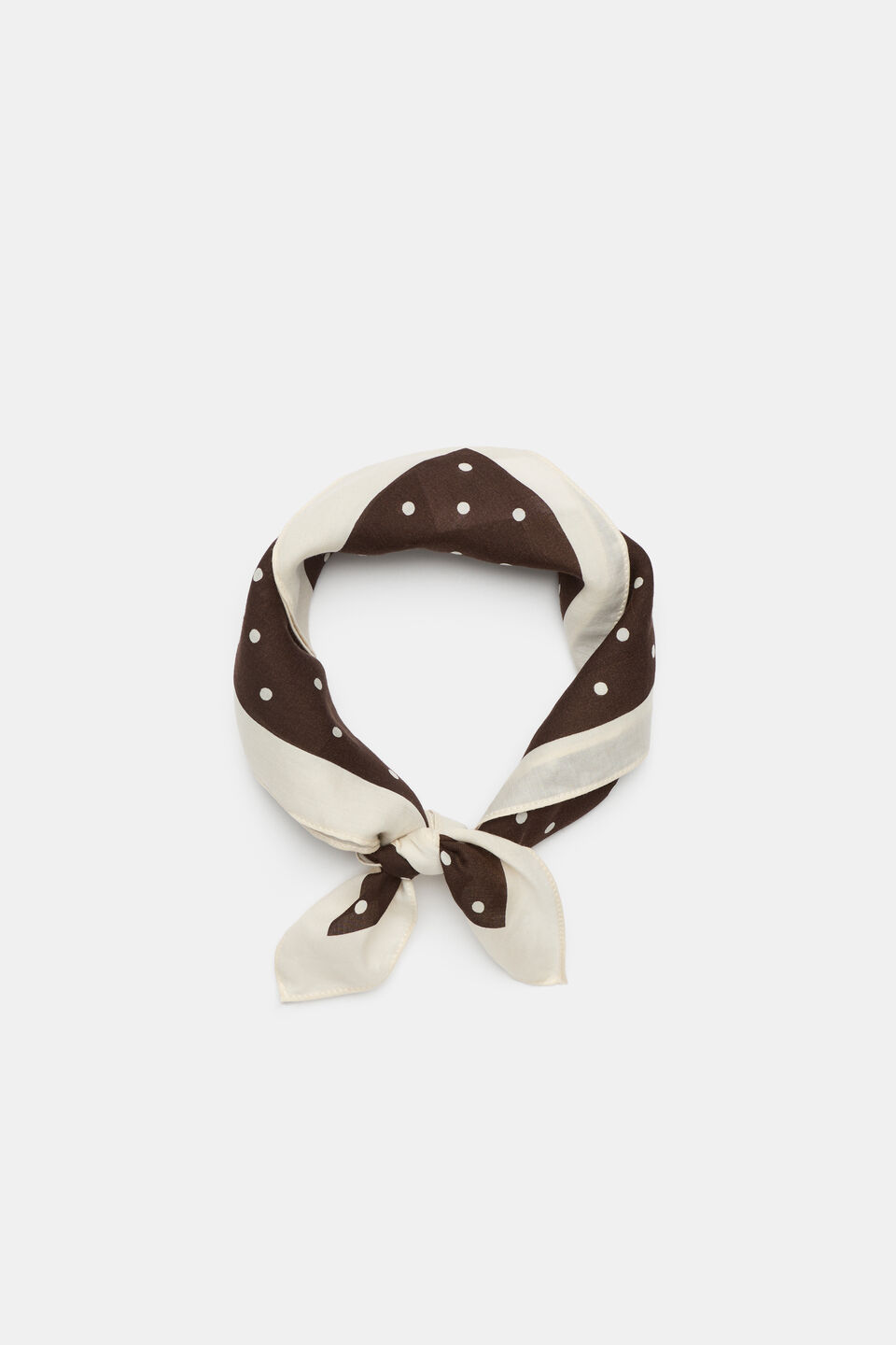 Printed Headscarf  Coffee Bean Spot