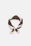 Printed Headscarf  Coffee Bean Spot  hi-res