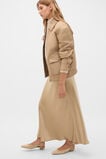 Satin Midi Skirt  Sandstone  hi-res