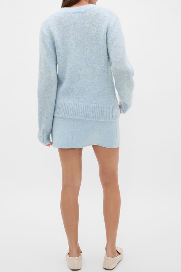 Lofty Relaxed Cardigan  Soft Blue Marle  hi-res