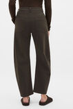 Twill Cotton Tapered Pant  Coffee Bean  hi-res