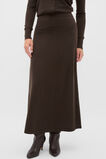 Drapey Knit Skirt  Coffee Bean  hi-res