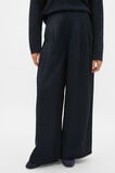 Pleat Front Palazzo Pant  Twilight Blue  hi-res