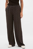 Spot Easy Wide Leg Pant  Coffee Bean Spot  hi-res
