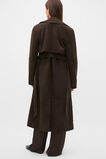 Suede Trench Coat  Coffee Bean  hi-res