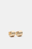 Square Hoop Earring  Gold  hi-res