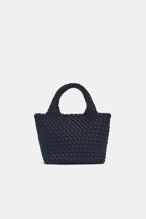Woven Textured Crossbody Bag  Twilight Blue  hi-res
