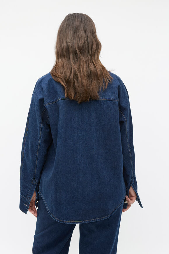 Denim Yoke Detail Shirt  Twilight Blue Wash  hi-res