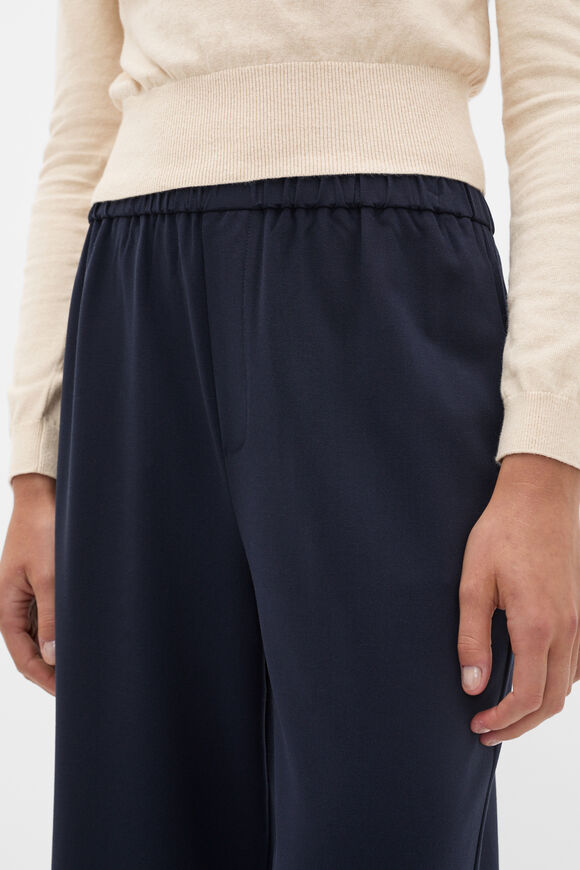 Elasticated Straight Leg Pant  Twilight Blue  hi-res