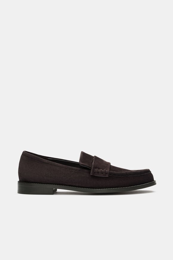 Kyla Loafer  Chocolate Suede  hi-res