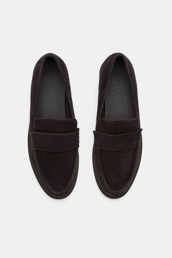 Kyla Loafer  Chocolate Suede  hi-res