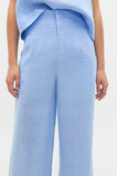 Core Linen Waisted Pant  Cornflower Blue Crossdye  hi-res