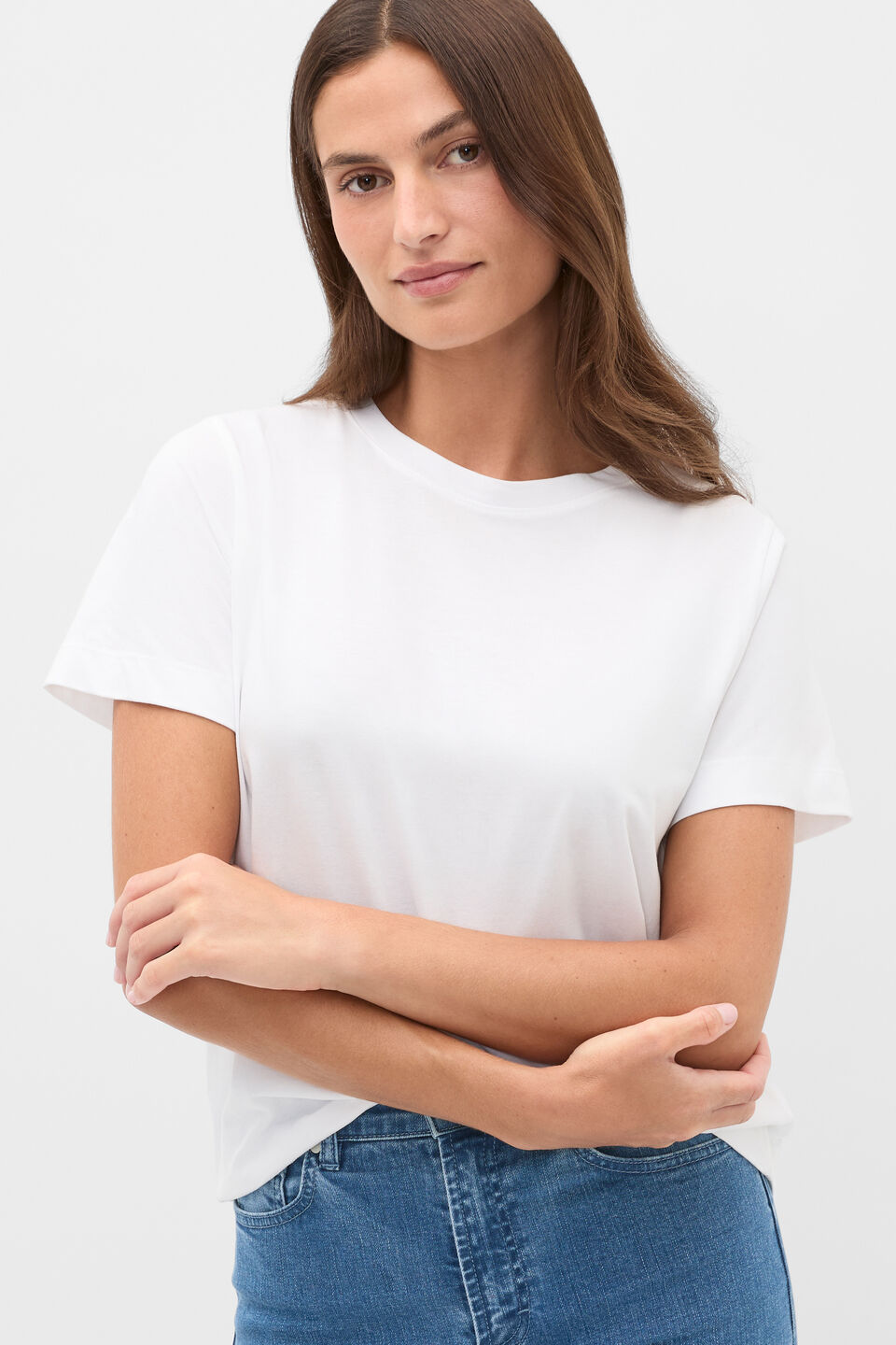 Core Neat Tee  Whisper White