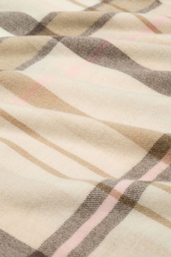 Check Scarf  Sandstone Multi  hi-res