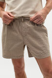 Seersucker Stripe Short  Almond  hi-res