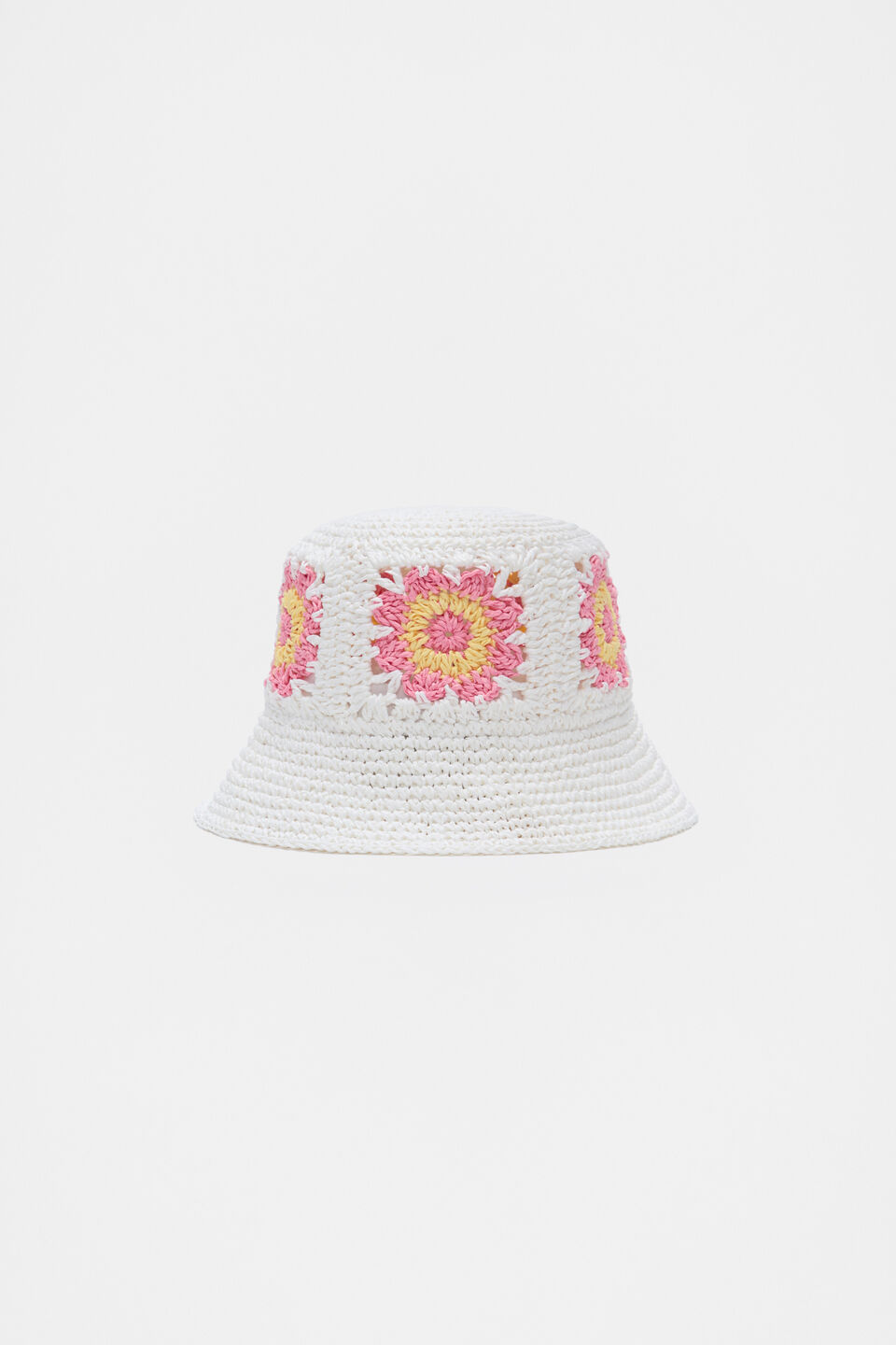 Daisy Straw Hat  Vintage Cream