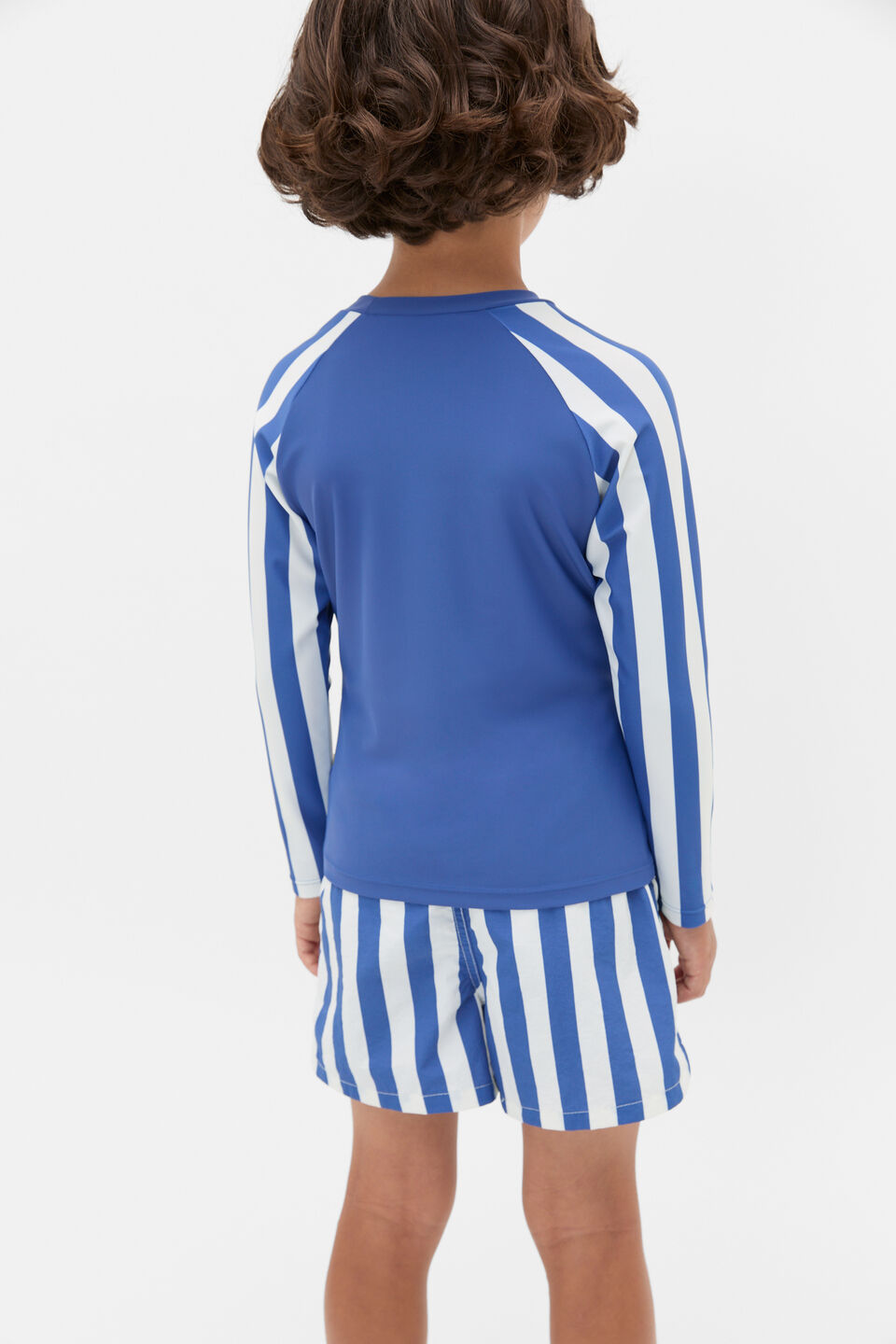 Stripe Rashvest  Retro Blue
