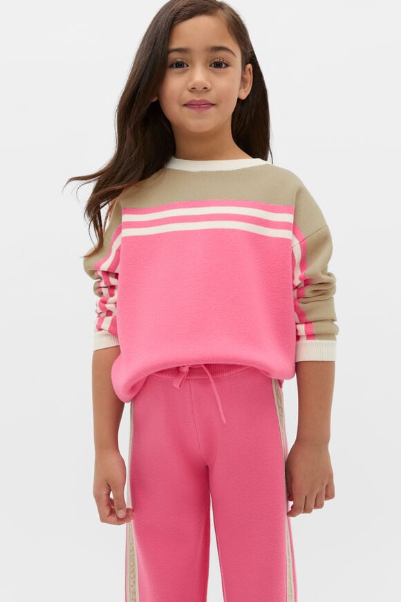 MD Retro Knit Sweater  Bubblegum Pink  hi-res