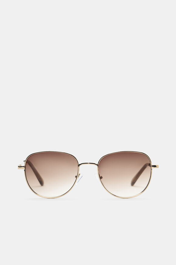 Olivia Metal Sunglasses  Gold  hi-res