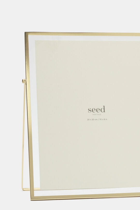 Miles Medium Photo Frame  Gold  hi-res