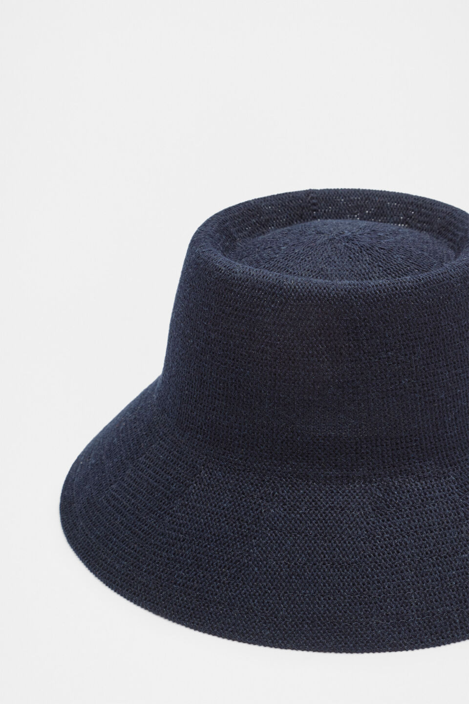 Knitted Bucket Hat  Twilight Blue