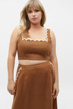 Scallop Bralette  Cinnamon Spice  hi-res