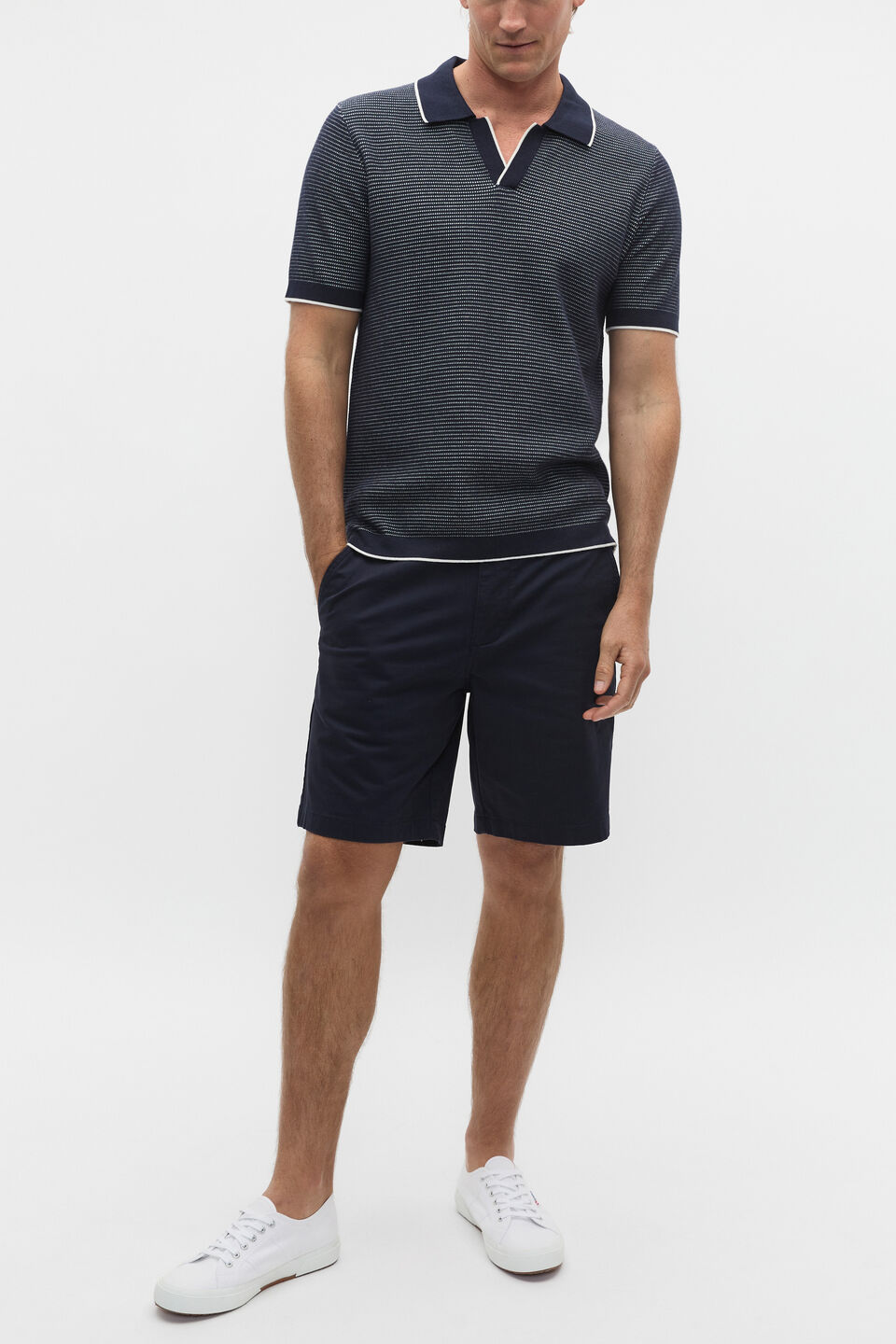 Heritage Chino Short  Midnight Blue