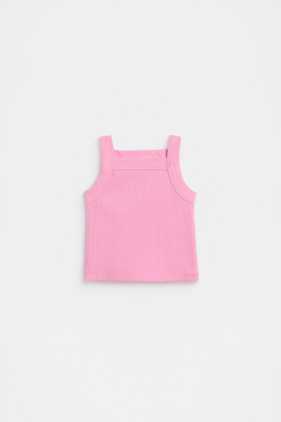 Core Logo Rib Tank  Candy Pink