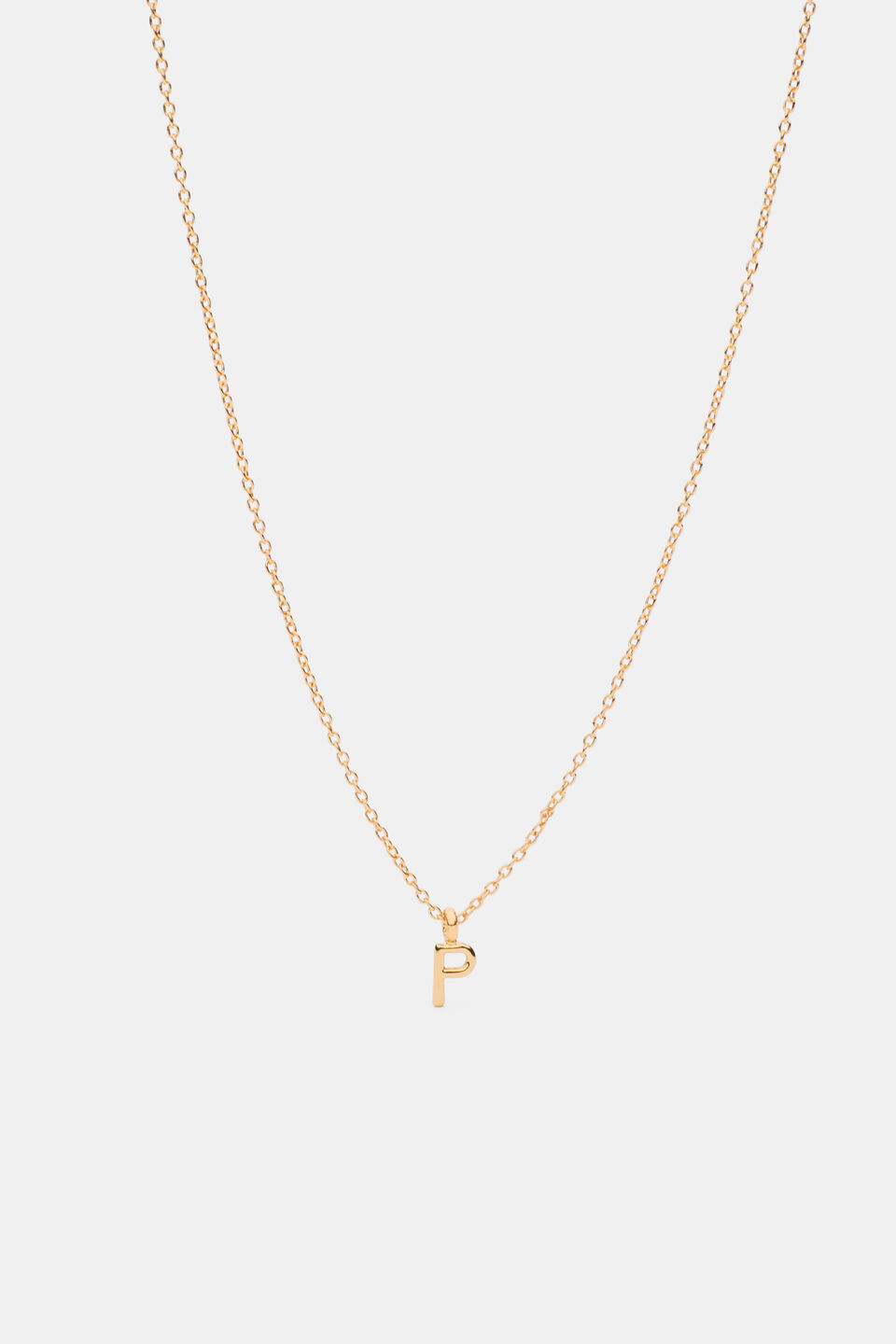 Gold Alphabet Necklace  P