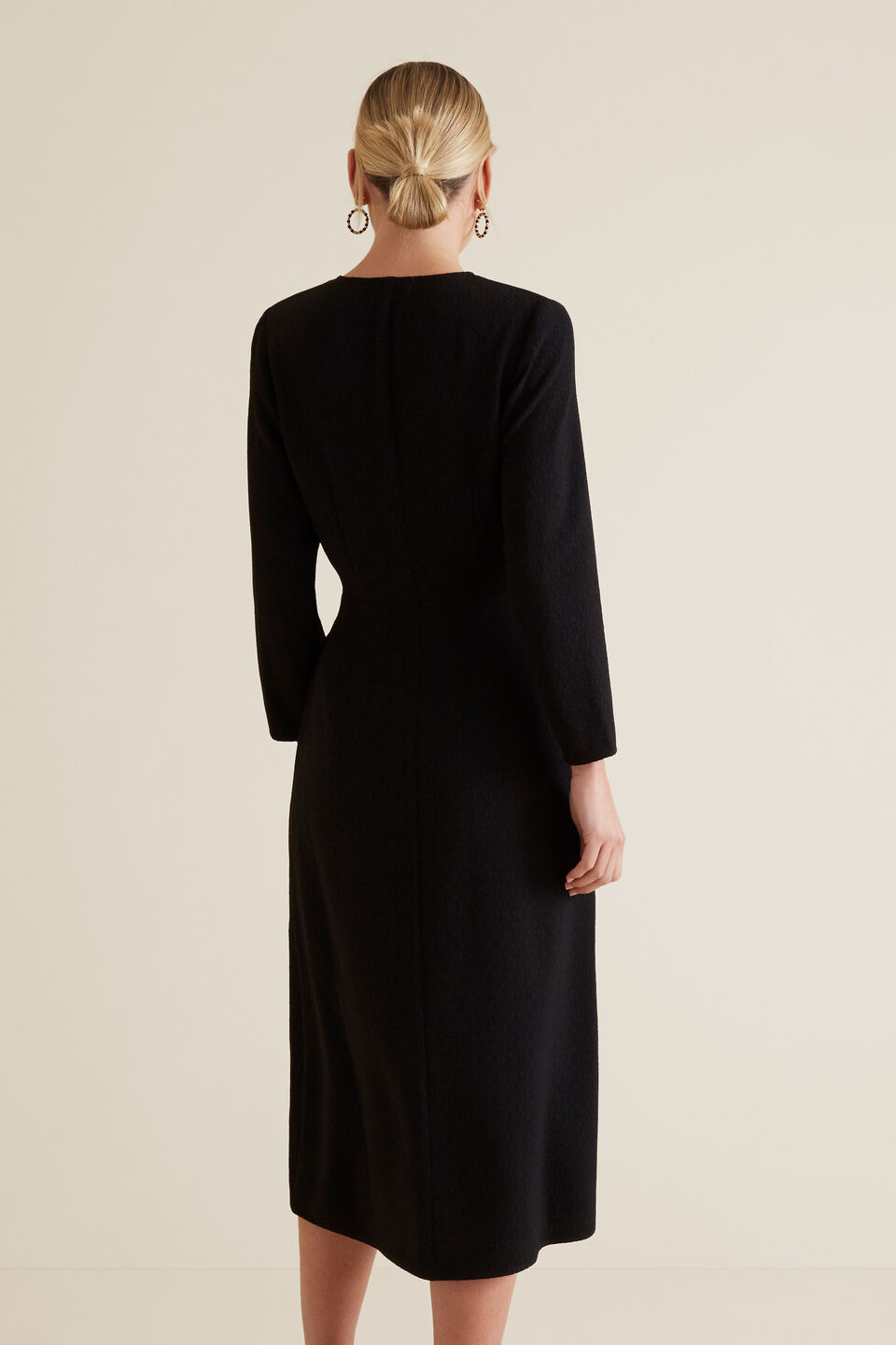 Buckle Wrap Dress  