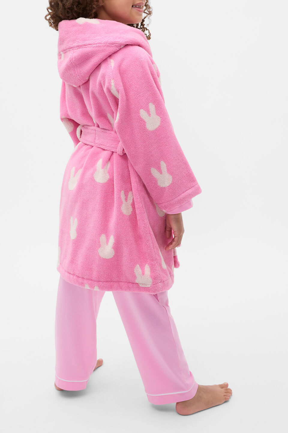 Bunny Bath Robe  Candy Pink
