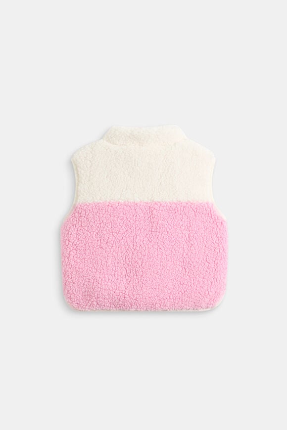 Reversible Logo Vest  Candy Pink  hi-res