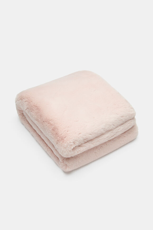 Fur Throw  Blossom  hi-res