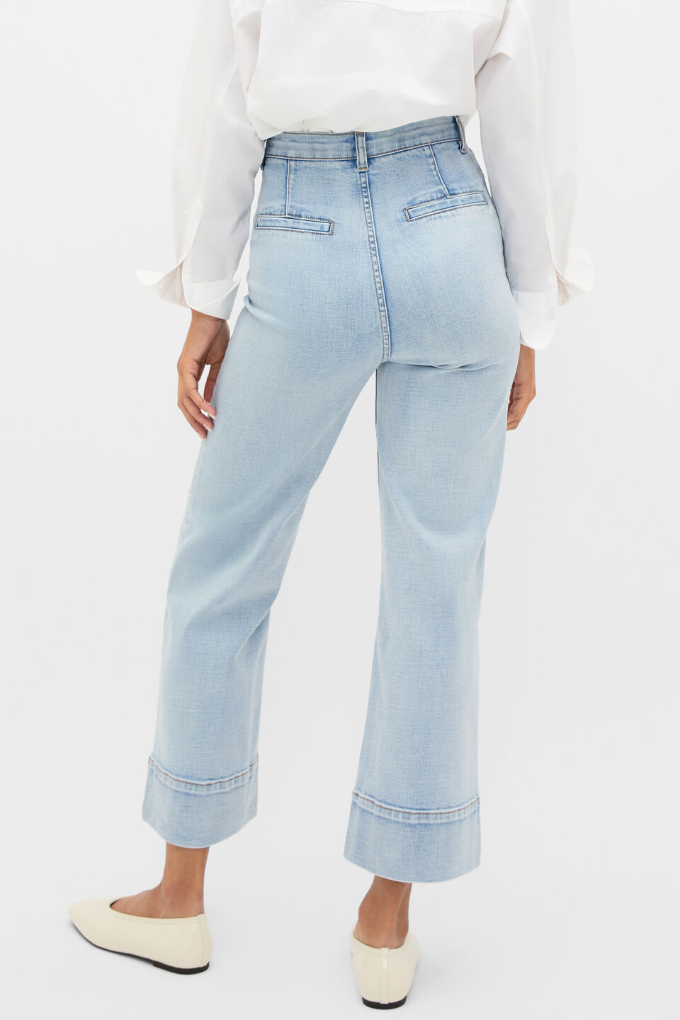 Core Wide Leg Pocket Jean  Pacific Wash