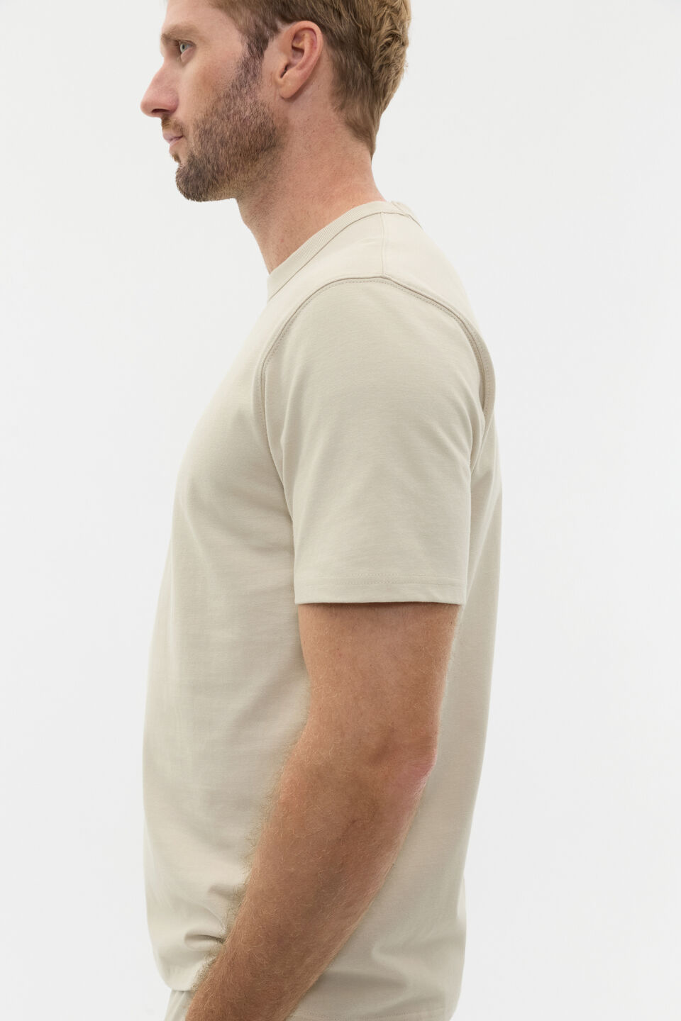 Crew Tee  Cool Stone