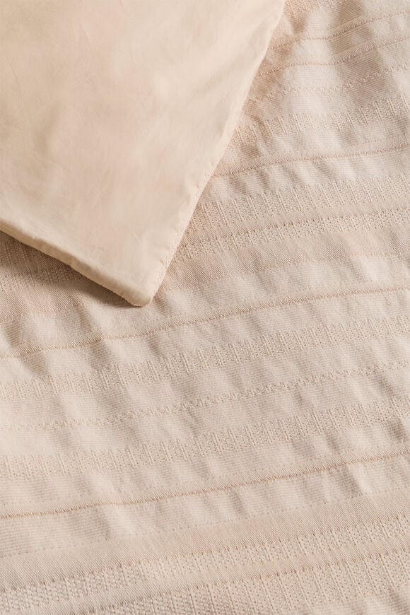 Aerin Queen Duvet Cover  Nougat  hi-res