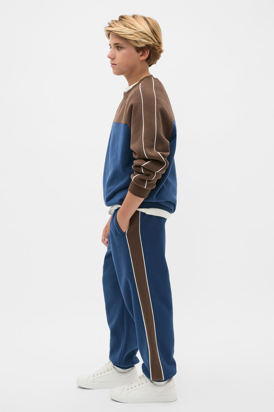 Spliced Track Pant  Multi