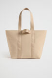 Monochrome Logo Tote  Champagne Beige  hi-res