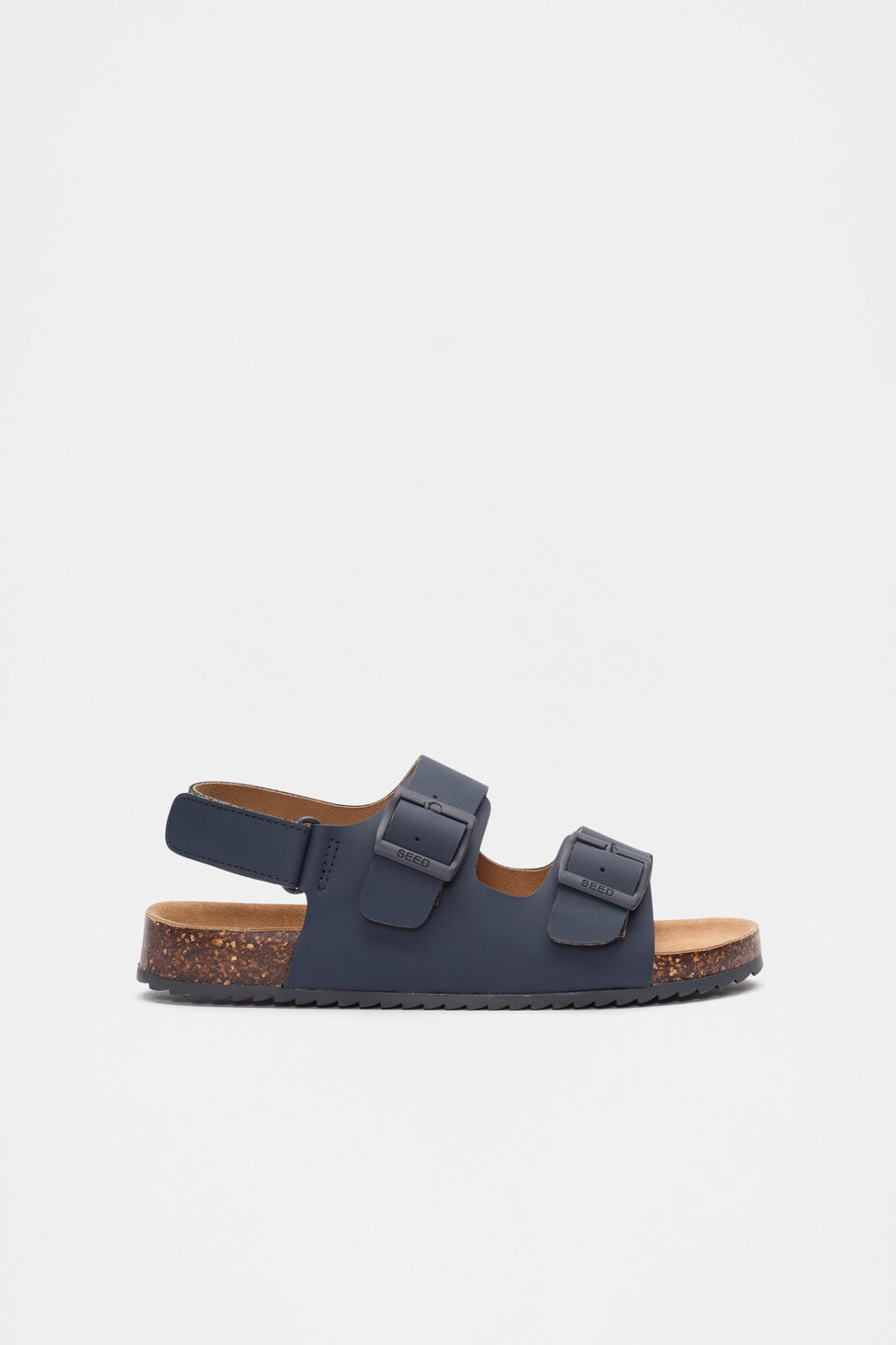 Double Buckle Slide  Midnight