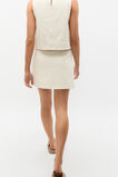 Textured Denim Wrap Skirt  Buttercream  hi-res