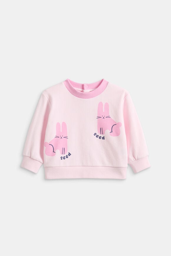 Bunny Hop Sweat Top  Pink Lemonade  hi-res