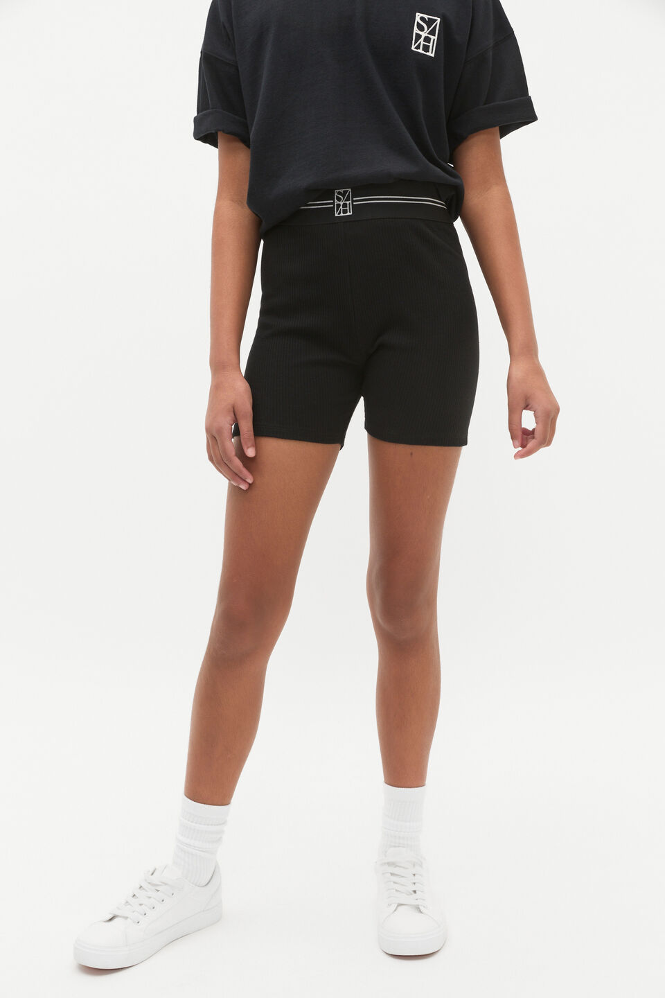 Core Logo Bike Short  Black