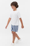 Core Stripe Track Short  French Navy  hi-res